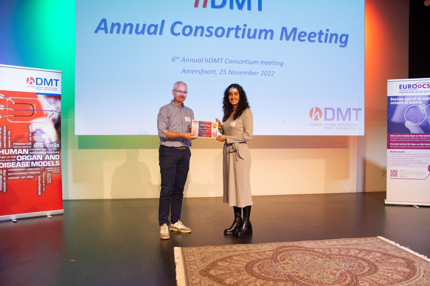 3rd prize for Theano Tsikaro of LymphChip at hDMT meeting